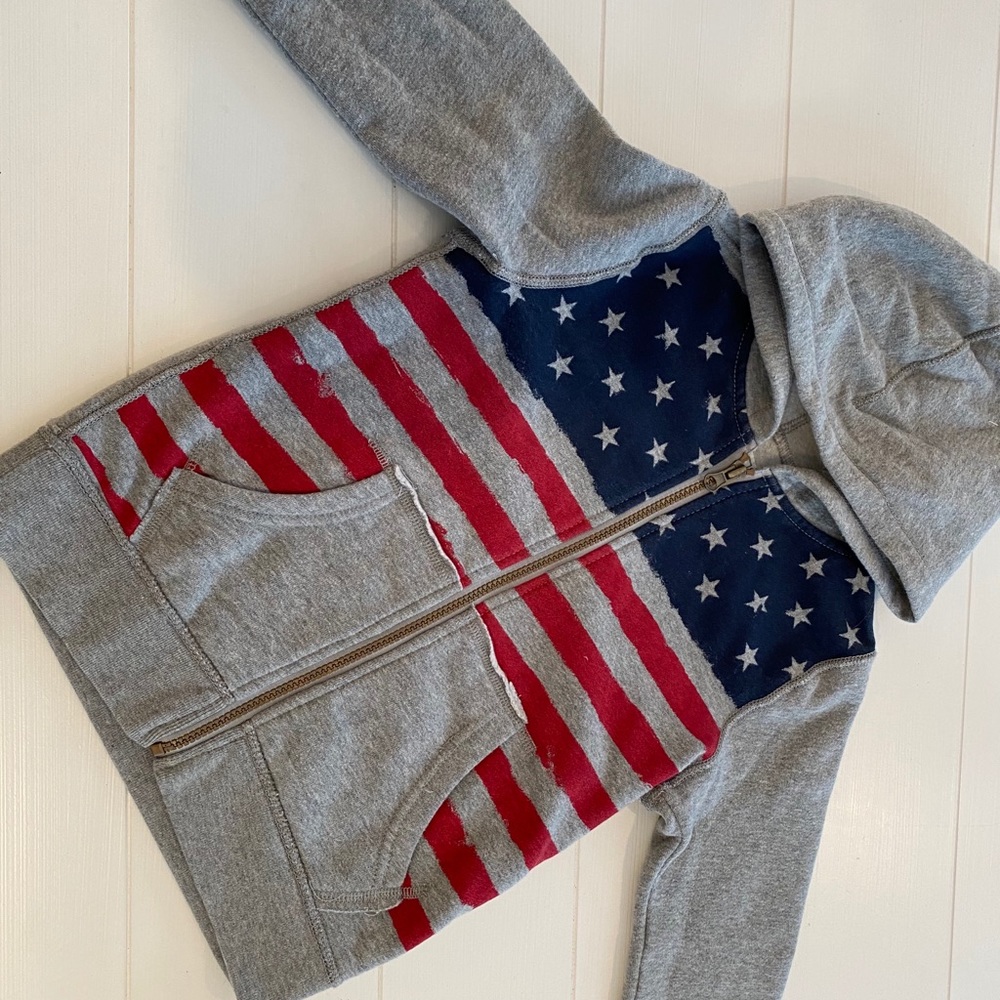 American Flag Hooded Sweatshirt
